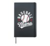 Baseball Mama Matching Family School Ball Mom Mothers Day Hardcover Journal, Black