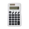 Basic 8-Digit Handheld Calculator Portable Solar White