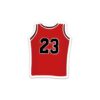 Basketball #23 Jersey Vinyl Sticker – 2.3" x 3"