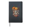 Basketball Player Skeleton Halloween Costume Boys Kids Hardcover Journal, Black