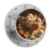Basket of Bread Stainless Steel Mechanical Kitchen Timers