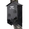 Bat House | Garden Wooden Bat Nest | Wall Mount Three Chamber Shelter House