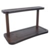 Bathroom Counter Organizer 2-Tier Vanity Shelf Brown