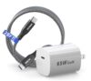 Bawanfa 20FT USB‑C to USB‑C Cable Kit, 60W Fast Charging with 65W GaN Block