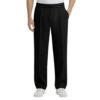 bawilom Men's Dress Pants Dressy Casual Elastic Waist with Pockets Black