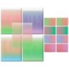 BAYTORY 300 Sheets Transparent Glitter Sticky Note, 3 × 4 Clear Memo Pads