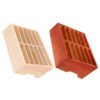 BAZEITFLOW Cell Phone Holder Keeping Devices Organized Wooden 2pcs Desktop Organizer Box with Multiple Compartments Resistant to Deformation with Elegant and Simple for Classroom and Home