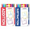 BAZIC Products Addition & Subtraction Flash Cards, 36 Cards Each, 2 Sets