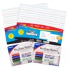 BAZIC Products Dry Erase Lapboard Bundle, 2 Boards 9 x 12 in, 8 Markers