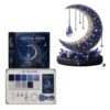 Beaded Animal DIY Kit Moon Cat & Guardian Owl, Glass Seed Bead Craft Set
