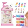 Beaded Bracelet Making Kit | 8-Compartment Drawers Hand Cranked with Tools