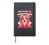 Beagle Mama Beagle Mom Dog Mother's Day 90s Bootleg Hardcover Journal, Black