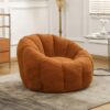 Bean Bag Chair, Bean Bag Sofa Chair with Armrests Stuffed High-Density Foam, Lazy Sofa Comfy Chairs BeanBag Chair for Adults in Living Room,Bedroom Reading