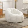 Bean Bag Chair, Bean Bag Sofa Chair with Armrests Stuffed High Density Foam, Lazy Sofa Comfy Chairs BeanBag Chair for Adults in Living Room,Bedroom Reading