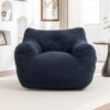 Bean Bag Chair, Bean Bag Sofa Chair with Armrests Stuffed High Density Foam, Lazy Sofa Comfy Chairs BeanBag Chair for Adults in Living Room,Bedroom Reading