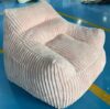 Bean Bag Chair for Adults, Oversized Memory Foam Bean Bag Chairs, Soft Corduroy Comfy Lounge Chair for Bedroom, Living Room & Reading Nook, Floor Chair Sofa（Pink）
