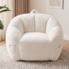 Bean Bag Chairs for Kids and Adults, Faux Fur Bean Bag Couch with Filler