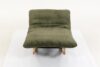 Bean Bag Rocking Chair for Adults with Solid Wood Frame Corduroy (Antique Green)