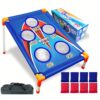 Bean Bags Toss Carnival Games – Cornhole Outdoor Toys for Kids Ages 4-8, Backyard Sports & Outdoor Play, Family Lawn Yard Games for Birthday Party, Gift for Boys