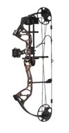 Bear Archery Royale Ready to Hunt Compound Bow Archery Set with Archery Accessories for Adults and Youths, 12”- 27” Draw Length, 5-50 Lbs Draw Weight, Up to 290 FPS