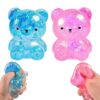 Bear Stress Ball, Bear Squishy, Sugar Filled Maltose Squeeze Squishies