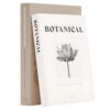 Beautiful Decorative Books Set of 2 Boxes Enhance Your Coffee Table Bookshelf Or Mantel Decor Fake/Faux Books for Home Decoration Photo Storage and As A Keepsake Box