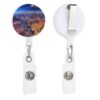 Beauty Grand Canyon Sturdy Badge Reel, ID Badge Holder Clip