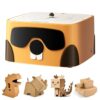 BEAVERBOT Cardboard Cutter for Kids, Safe DIY Construction Tool Kit for age 3+ boys and girls, Educational STEM Craft Toy for Kids, Bladeless Paper Craft Tool, Perfect for Creativity Project