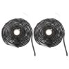 Beavorty 2pcs Car Butyl Tape Black Butyl Sealant Tape for Window