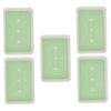 Beavorty 8.74x5.63in Plastic Seed Sprouter Tray with Drain Holes, 5 Sets