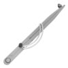 Beavorty Adjustable Carpenter Compass Tool for Woodworking with Precise Circle Marking, Carbon Steel Material, Silver Finish, Pencil Holder, to 300mm Radius for Model Construction