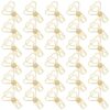 Beavorty Metal Heart Paper Clips Hollow Love Shaped Binder Clips Made of Sturdy Metal for School and Crafts Use and Photo Pin for Organizing Papers
