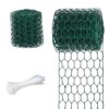 Bed Edging Fence Roll 118.11 X 3.94 Inch with 20 Ties