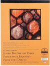 Bee Inspired Jumbo Sketch Pad - 9" x 12", 68 lb, Spiral Bound