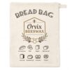 Beeswax Lining Bread Bags, Reusable Bread Bags for Homemade & Sourdough Bread, Large capacity 13 * 17'', Moisture Lock with Zip for Bread Freshness with Sealing