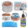 BEEYUIHF Soldering Kit – Solder Wire, Liquid Flux, Solder Wick, Tip Cleaner