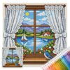 Beginner Embroidery Kit 14CT Landscape Printed Canvas