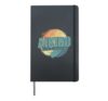 begins and ends with Respect Aikido Training Hardcover Journal, Black