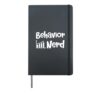 Behavior Analyst Gift - Funny ABA Therapy Hardcover Journal, Black