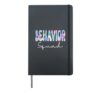 Behavior Squad Groovy Back to School Cute Teachers Women Hardcover Journal, Black