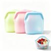 Bekecidi Silicone Food Storage Bags, Reusable Freezer Storage Bags