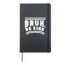 Be Kind Bruh Anti Bullying Prevention Kindness Unity Day Hardcover Journal, Black