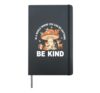 Be Kind Cats Earth Day Graphic Hardcover Journal, Black