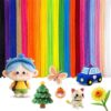 Benaep Pipe Cleaners 200 Pcs 20 Colors, Chenille Stems for Crafts & DIY