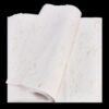 BENECREAT 110 Sheets Artist Teabag Paper, 16.5x16.5 Inch White & Gold Handmade Wet Strength Tissue Paper for Painting, Collage, Cyanotype, Origami, Printmaking, 0.1mm Thick