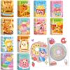 BenLouis 24 Pcs Fast Food Mini Coloring Books for Kids Party Favors