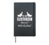 Beruf Elektriker [German Language] German Text "Ich Bin Elektrikerin Weil Ich´s Hardcover Journal, Black