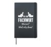 Beruf T-Shirt with German Text "Wirt Ich Bin Fachwirt Weil Ich´s Kann [German Hardcover Journal, Black
