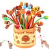 BESARME 30 PCS Thanksgiving Fun Pens, Cute Pens Gifts