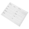 BESPORTBLE Dry Erase Weekly Whiteboard Wall Decal Sticker Sheet with Magnetic PVC Surface, Removable and Self Adhesive for Home and Classroom Planning on Refrigerator or Wall